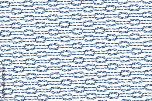 Seaman's knot and seamless pattern