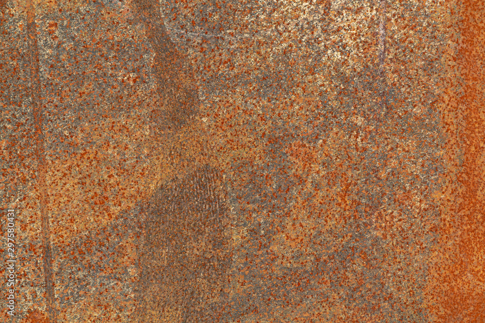Grunge surface of a rusted sheet of metal, background, texture Grunge surface of a rusted sheet of metal, background, texture