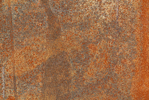 Grunge surface of a rusted sheet of metal, background, texture © Галина Сандалова