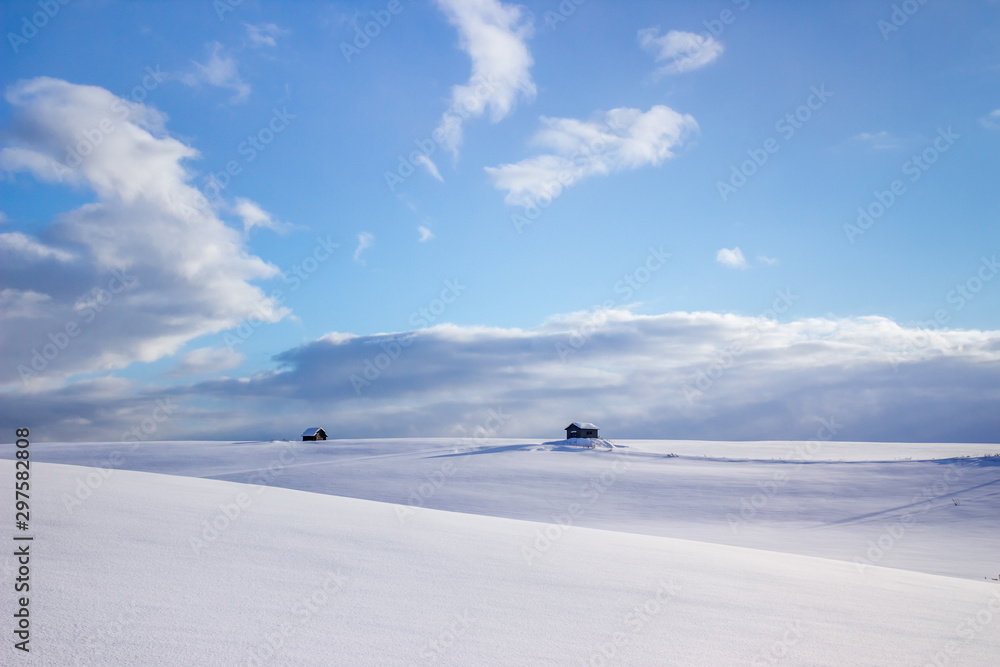 北海道の冬景色 北海道の冬景色