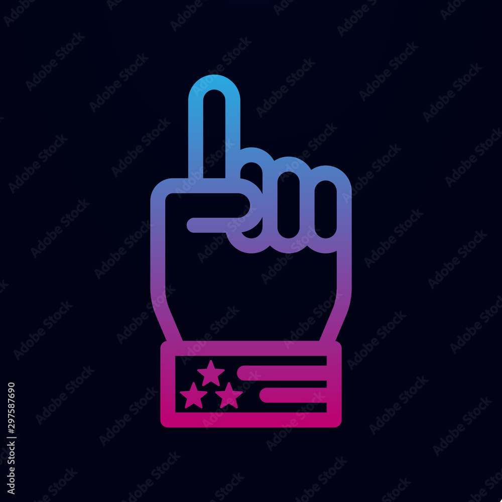 Number one, usa nolan icon. Simple thin line, outline vector of 4th of july icons for ui and ux, website or mobile application Number one, usa nolan icon. Simple thin line, outline vector of 4th of july icons for ui and ux, website or mobile application