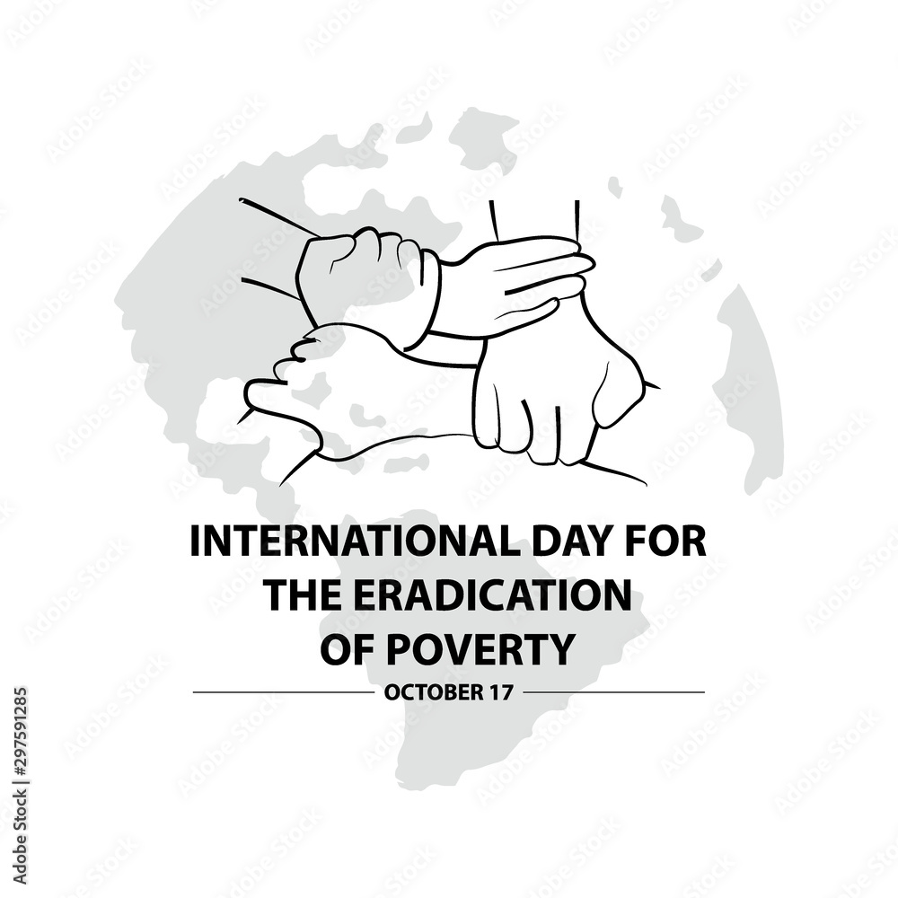 Obraz premium Międzynarodowy Dzień Walki z Ubóstwem