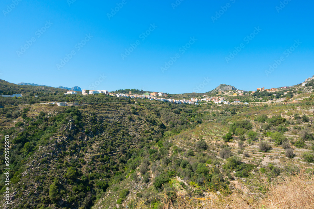 Mountains and Valleys of southern Spain