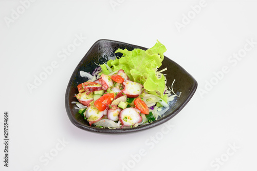 Tako squid salad with spicy sauce