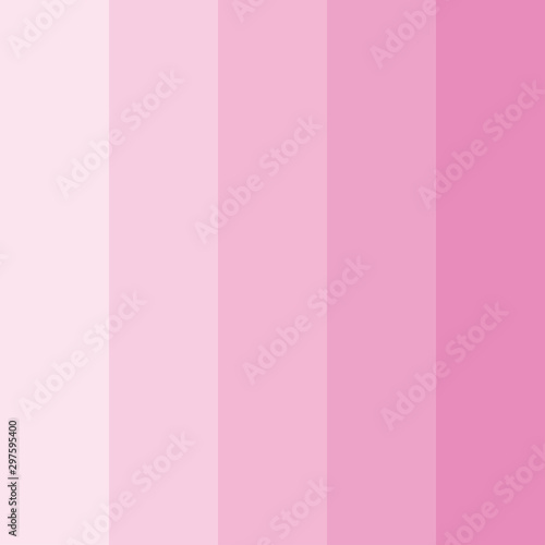 Pink color palette vector illustration set