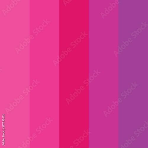 Pink color palette vector illustration set