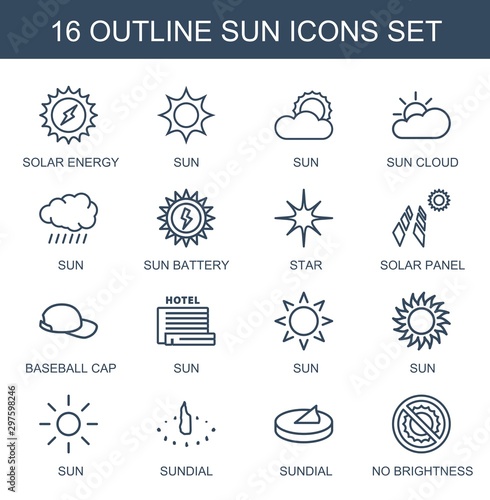 sun icons