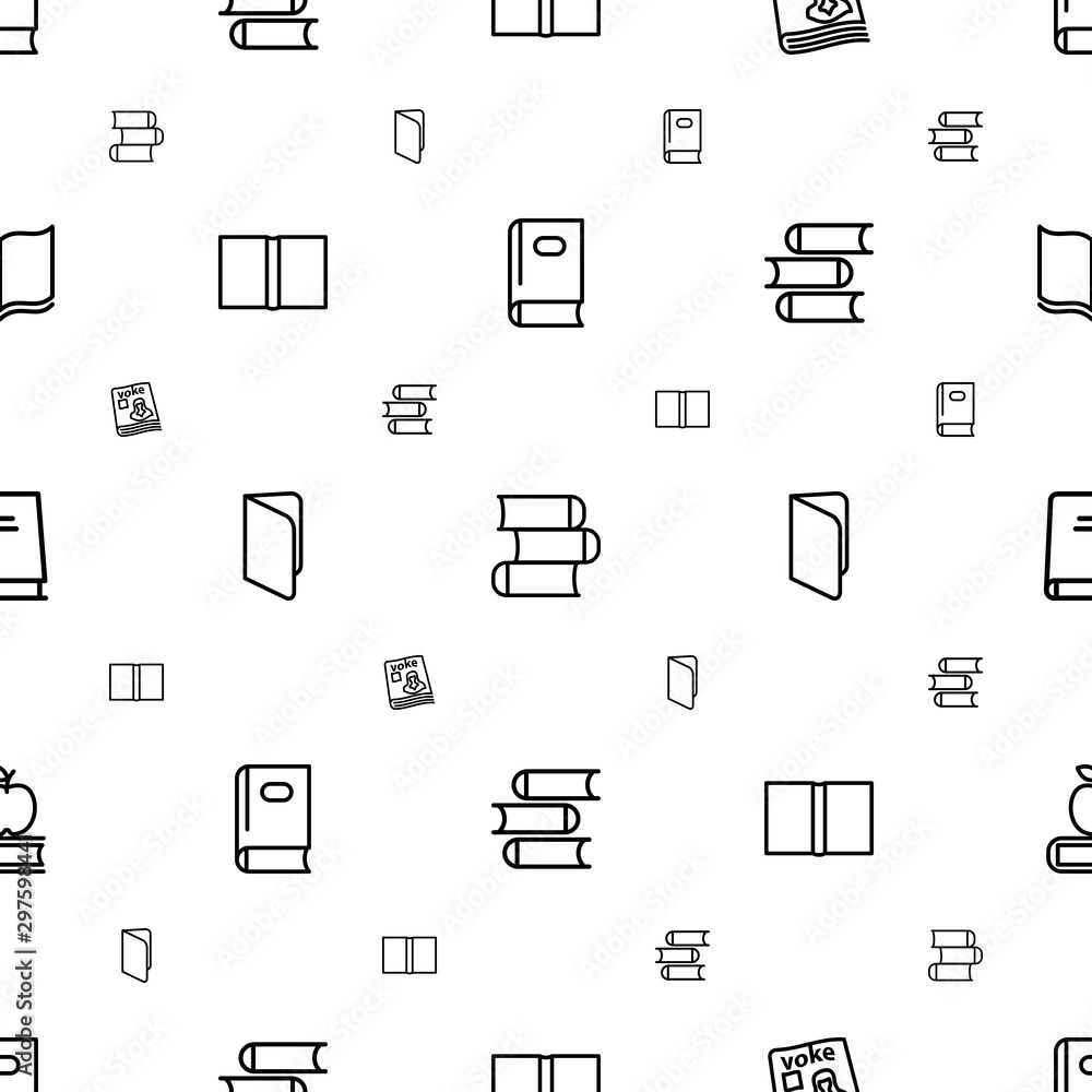 library icons pattern seamless white background library icons pattern seamless white background