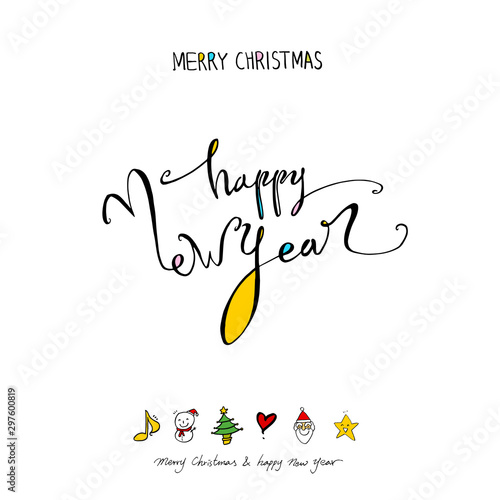 성탄절 / 손으로 그린 성탄전 카드