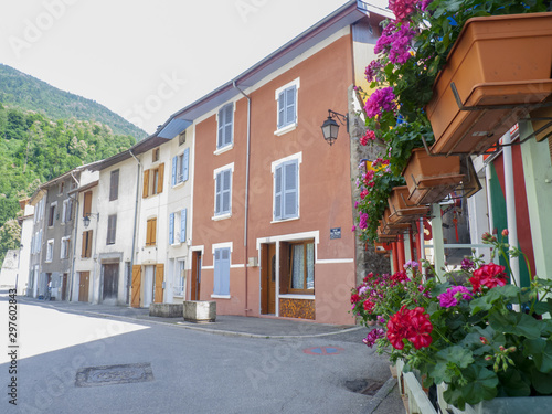 Obraz na płótnie Rue d'Allevard Isère France Auvergne Rhône-Alpes