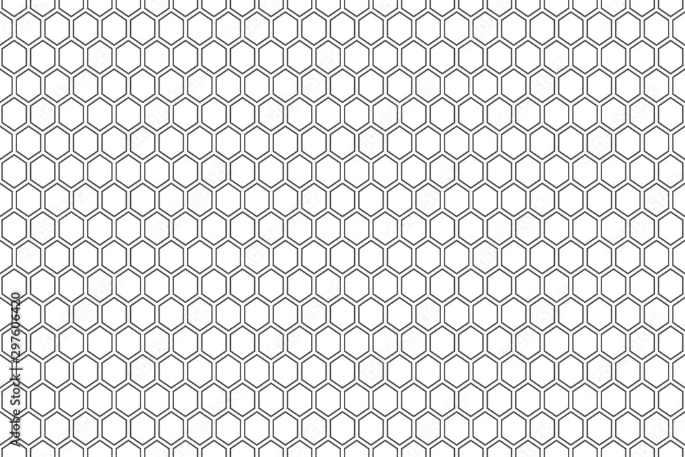 Abstract hexagonal grid seamless background. Abstract hexagonal grid seamless background.