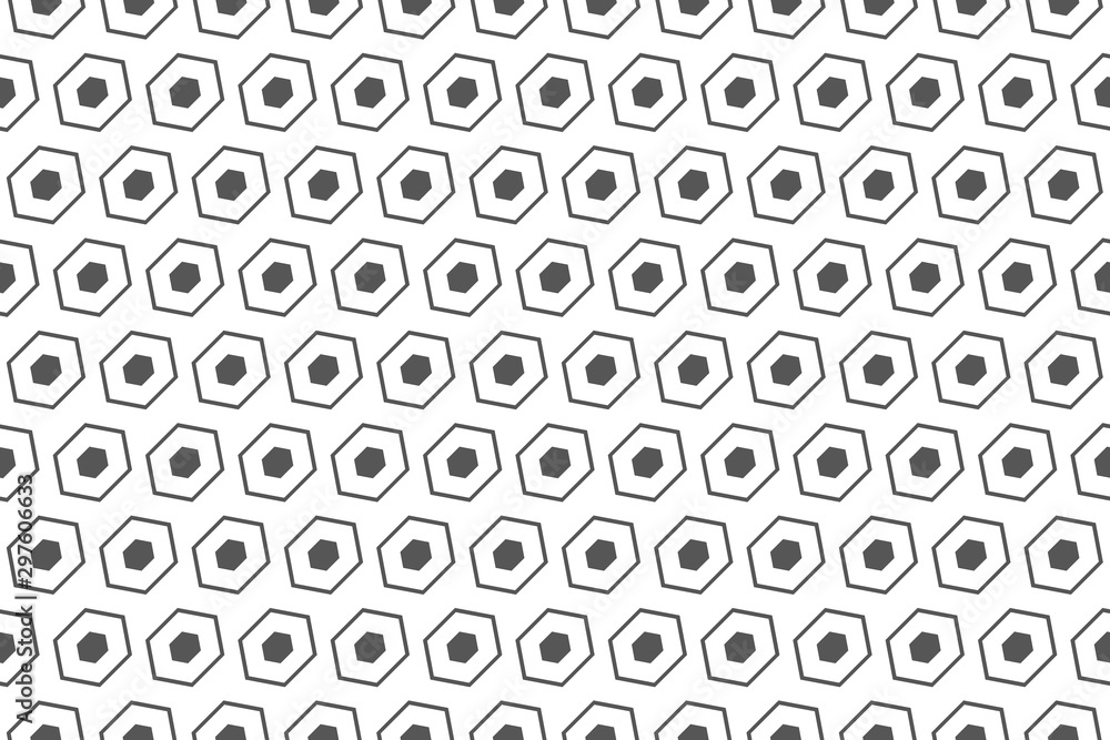 Abstract hexagonal grid seamless background. Abstract hexagonal grid seamless background.
