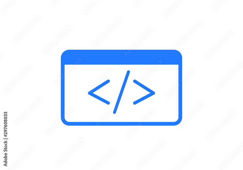 coding icon, programming icon vector coding icon, programming icon vector