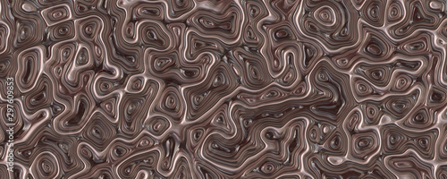 Elegant abstract wavy brown texture background