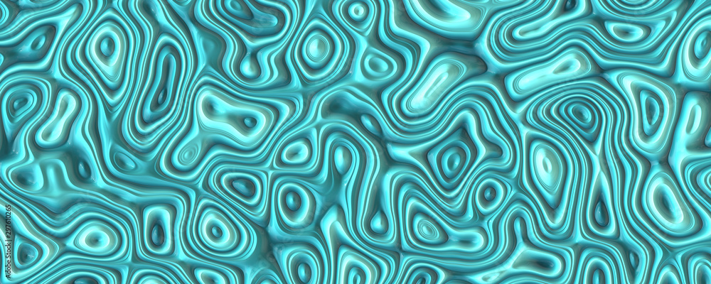 Wavy abstract blue background