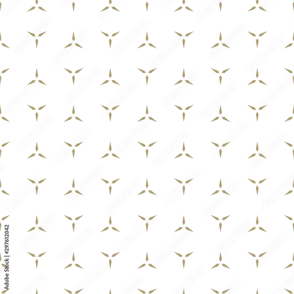 Simple seamless pattern with golden creative shapes - vector minimalistic background Simple seamless pattern with golden creative shapes - vector minimalistic background