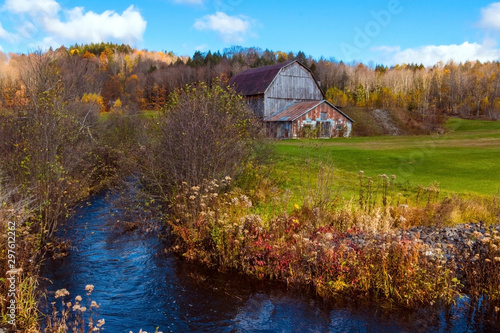 Old Barn in the Forest photo