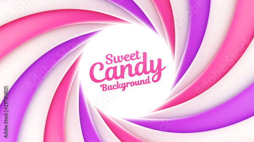 Sweet candy background with place for your content