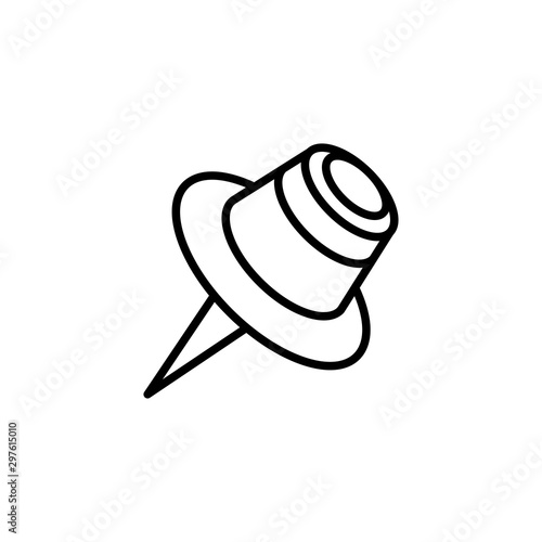 pushpin icon vector design template illustration eps - 10