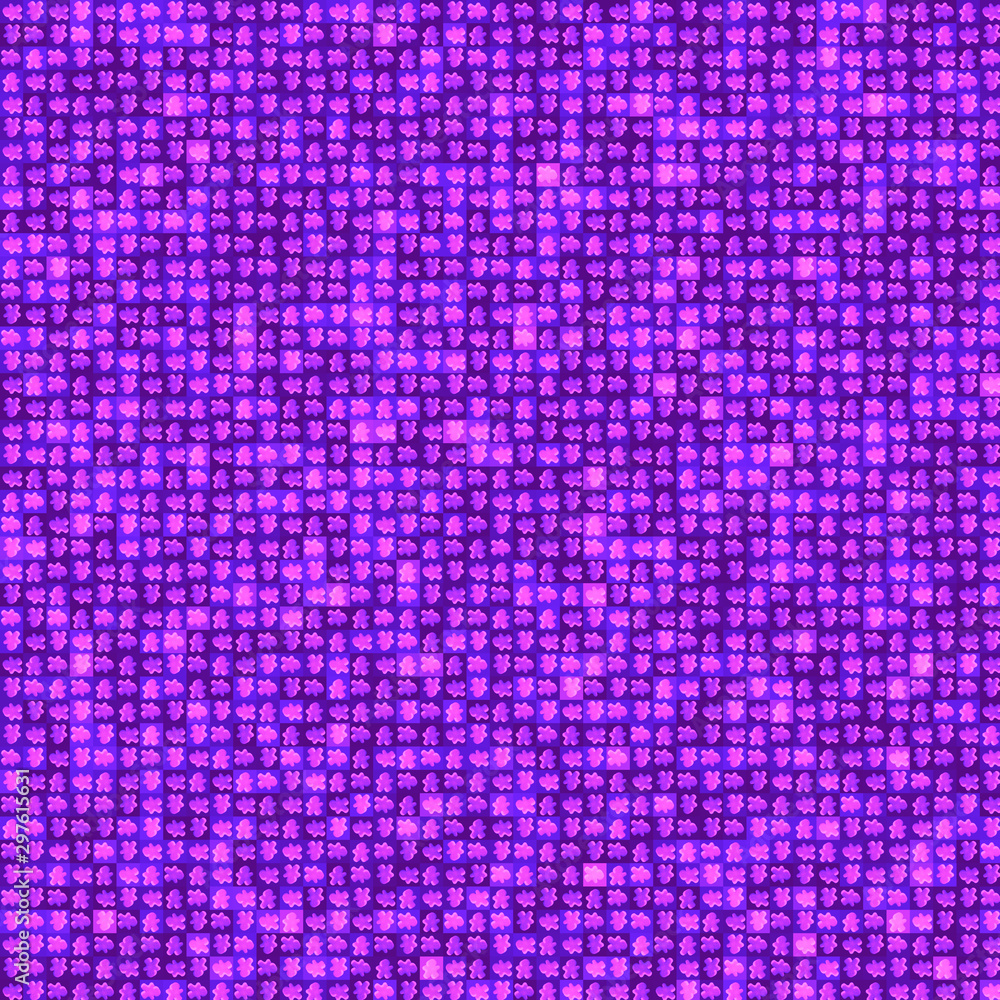 Gingerbread cookie photo pattern violet neon background. Christmas concept. Gingerbread cookie photo pattern violet neon background. Christmas concept.
