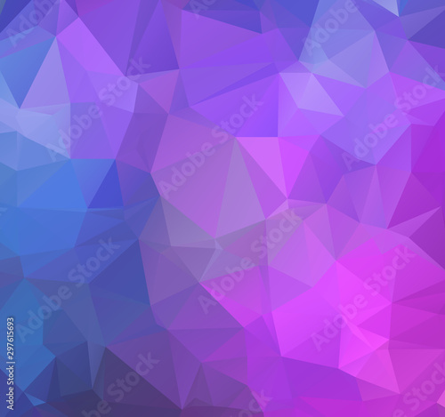 Light purple vector polygon abstract backdrop. Polygonal with gradient. Texture pattern for your backgrounds