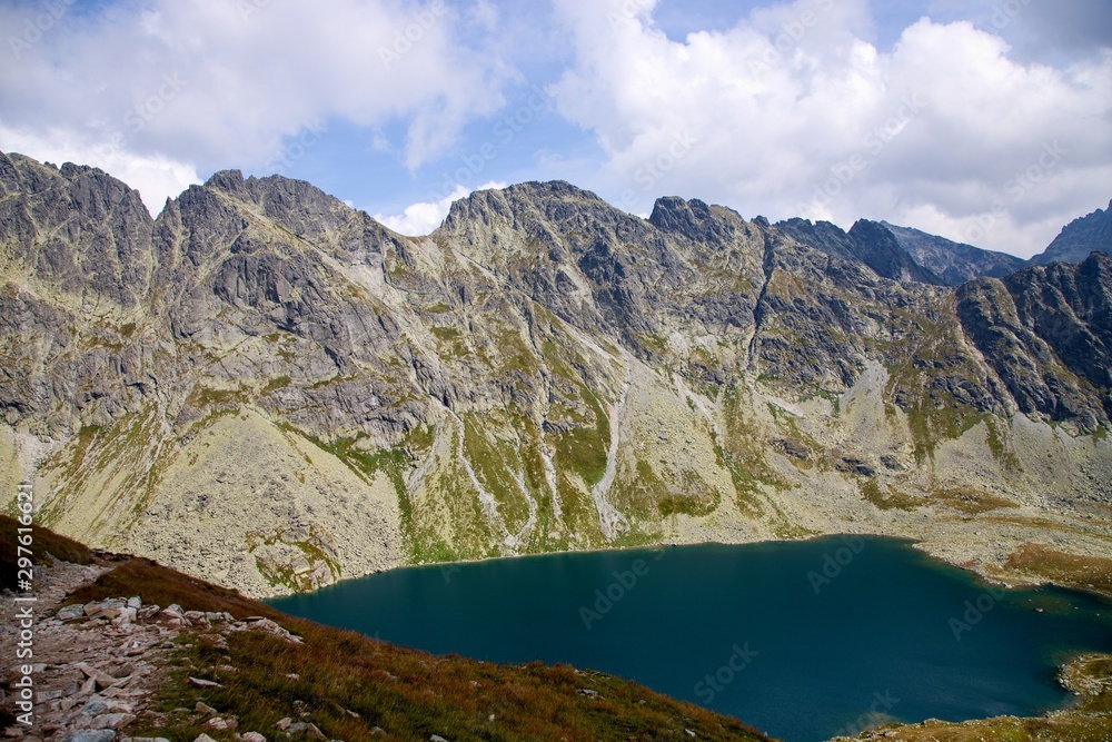 Great Hincovo lake in High Tatras National park, Slovakia