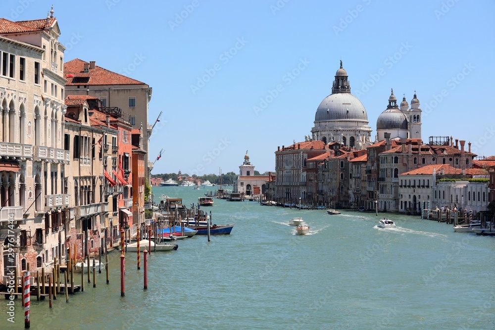 Grand Canal in Venice from the Academy Bridge