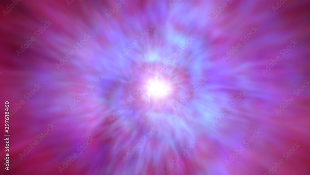 Fototapeta premium nebula fog in space with rays