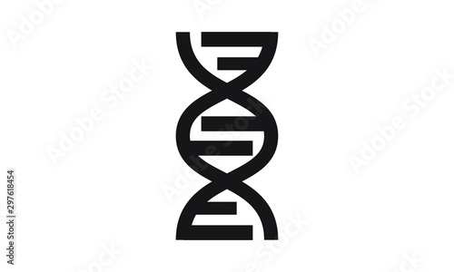 DNA helix vector illustration