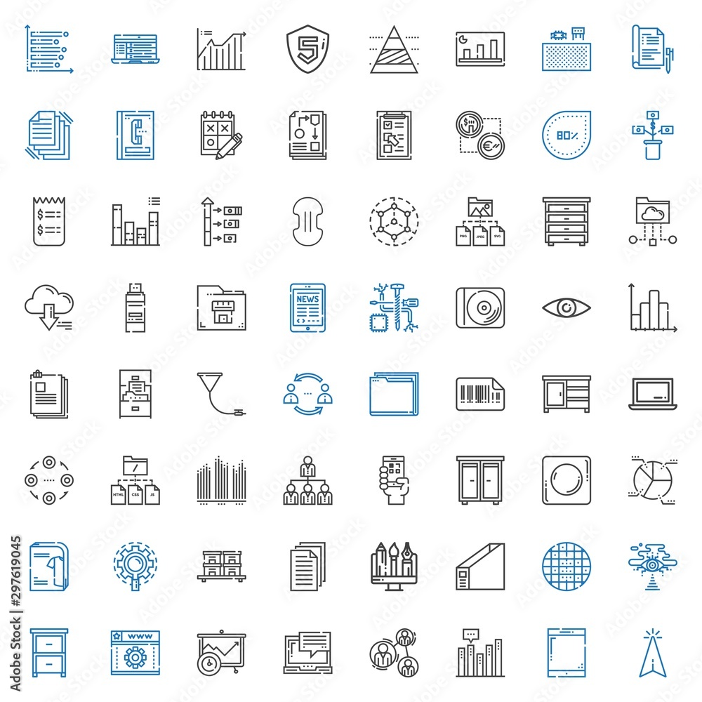 data icons set