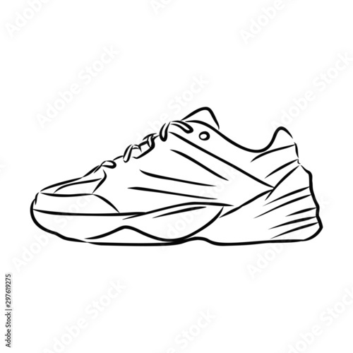 sneakers isolated on white background