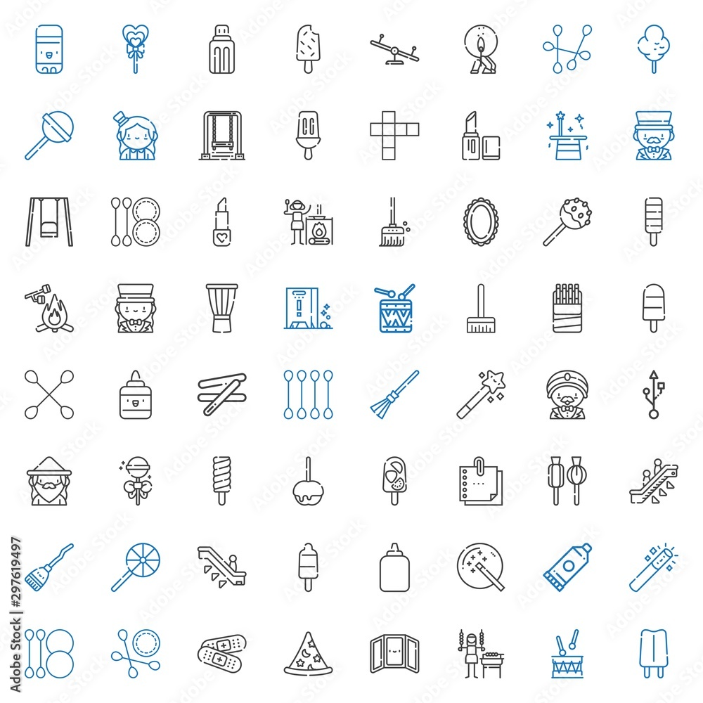 stick icons set stick icons set