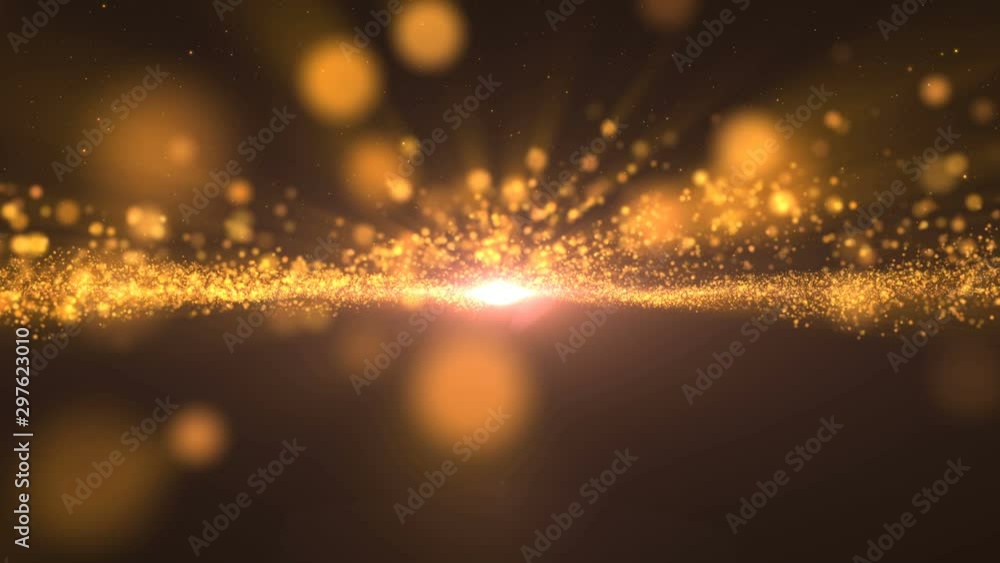 4k. Bokeh lights. Christmas light. Glitter texture. Motion graphics. Sparkle background. Floating particles. Center point flare. Gold color. 4k. Bokeh lights. Christmas light. Glitter texture. Motion graphics. Sparkle background. Floating particles. Center point flare. Gold color.