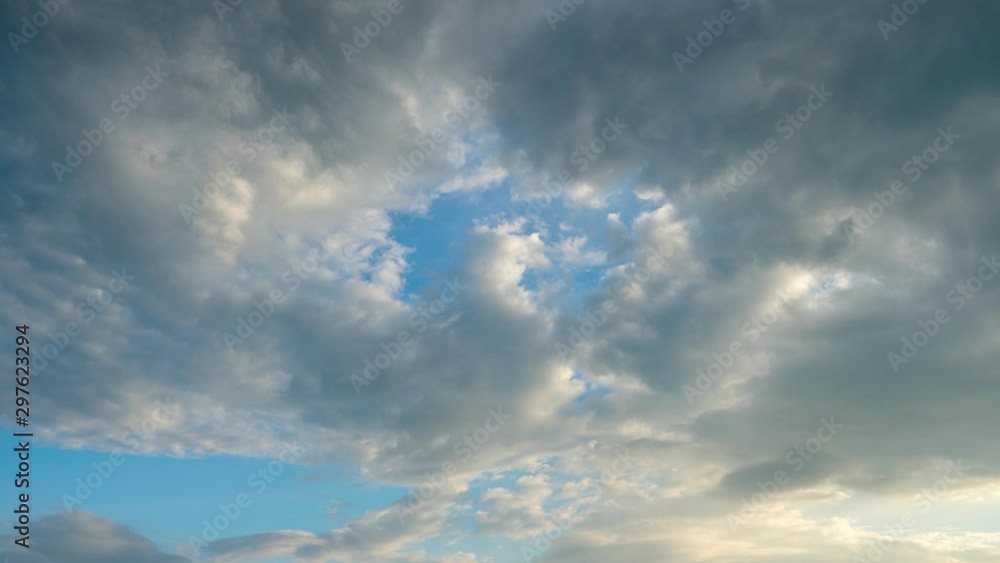 Clouds Moving On Sky - Time Lapse Clouds Moving On Sky - Time Lapse