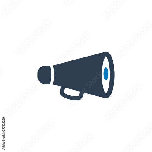Business announcement icon. Advertising Icon
