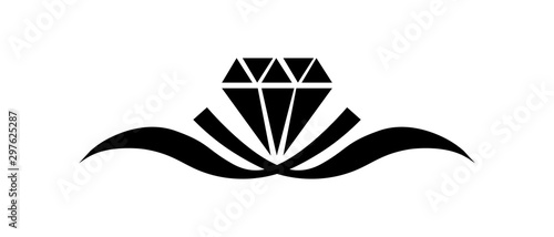 Abstract diamond logo