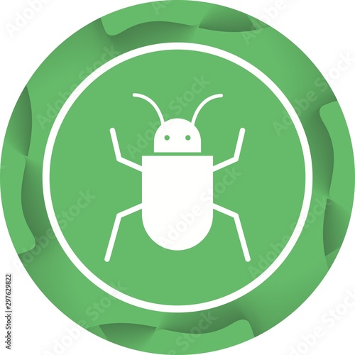 Beautiful Bug Vector Glyph icon