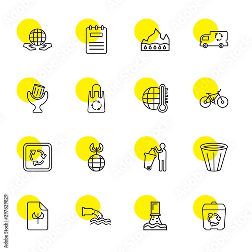 recycling icons photo