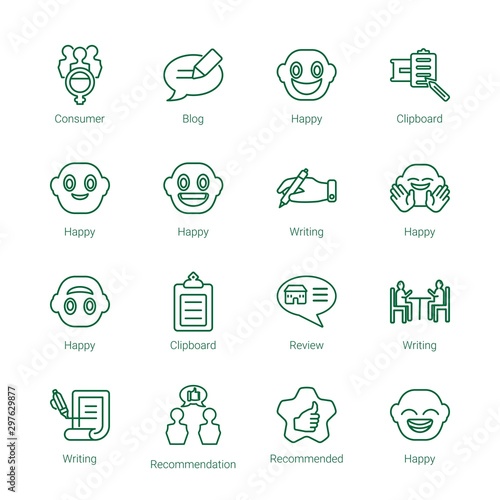 feedback icons