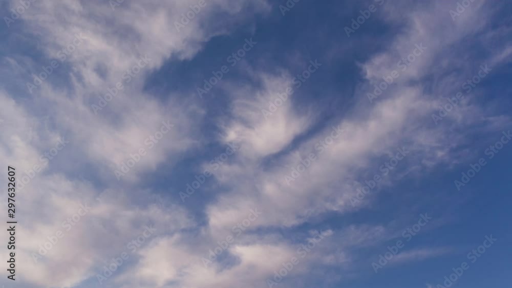 blue sky with white clouds timelapse blue sky with white clouds timelapse