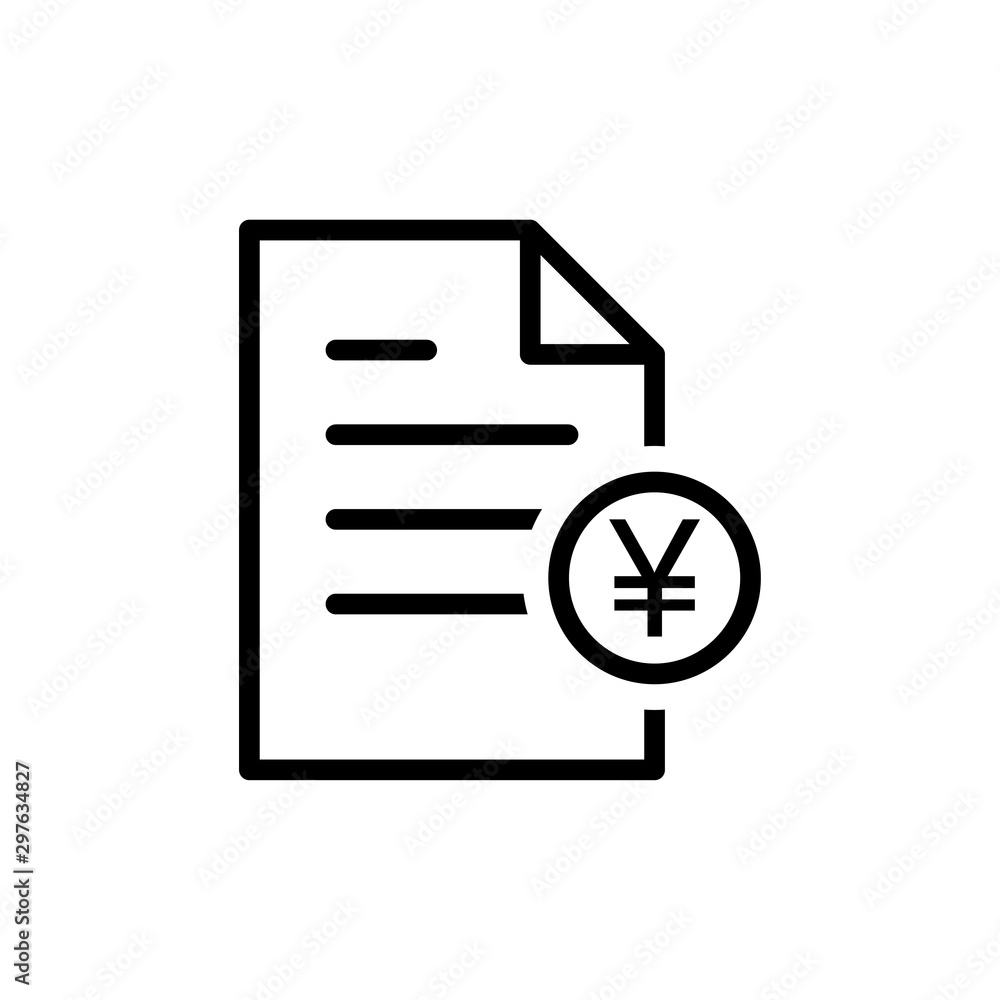 Bill icon trendy Bill icon trendy