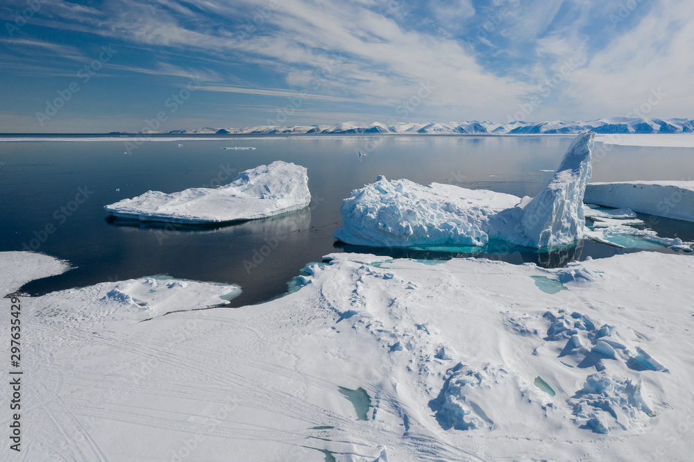 Bylot Island near Pond Inlet, Nunavut, Canada