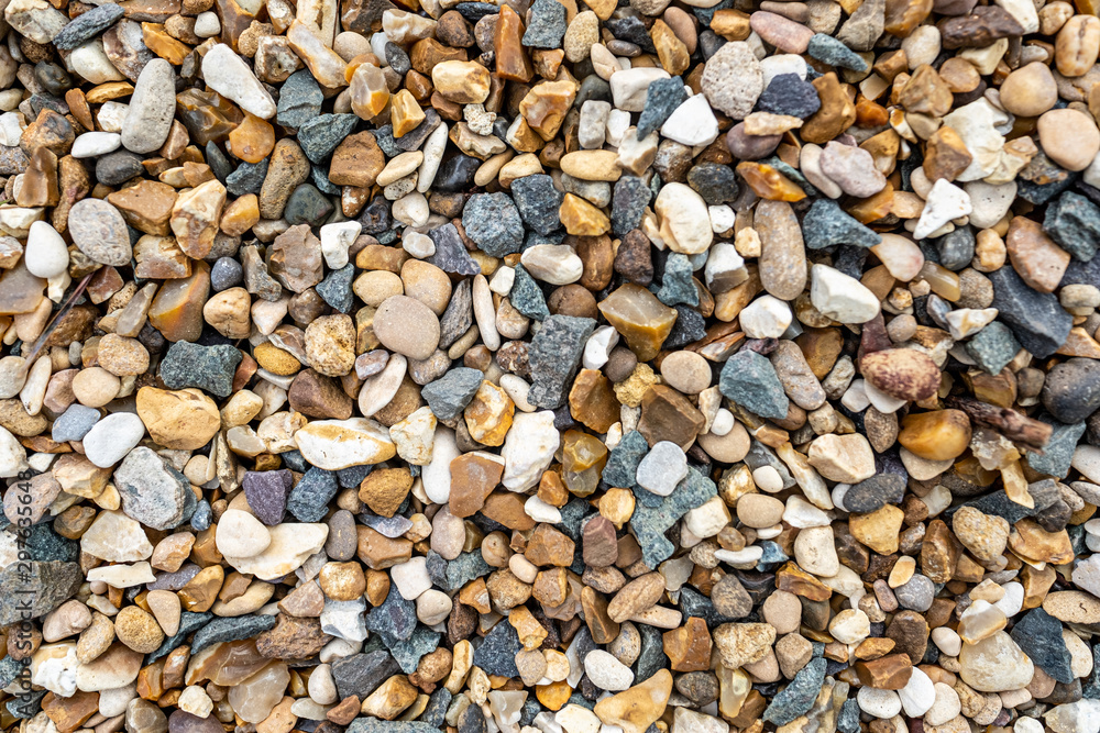 Full frame background of gravel Full frame background of gravel