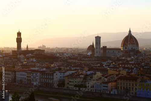 The tower and the dome of Florence