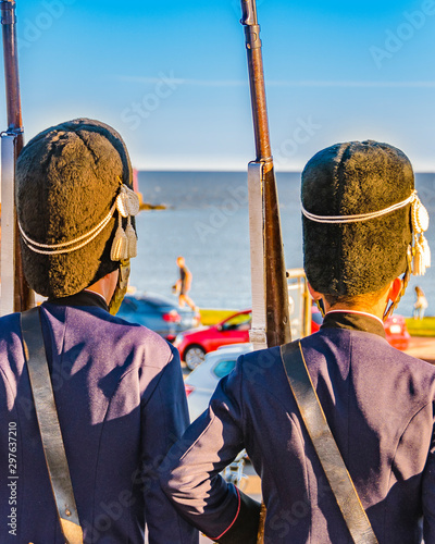 Soldier Guards, Oribe Marine Museum, Montevideo, Uruguay photo