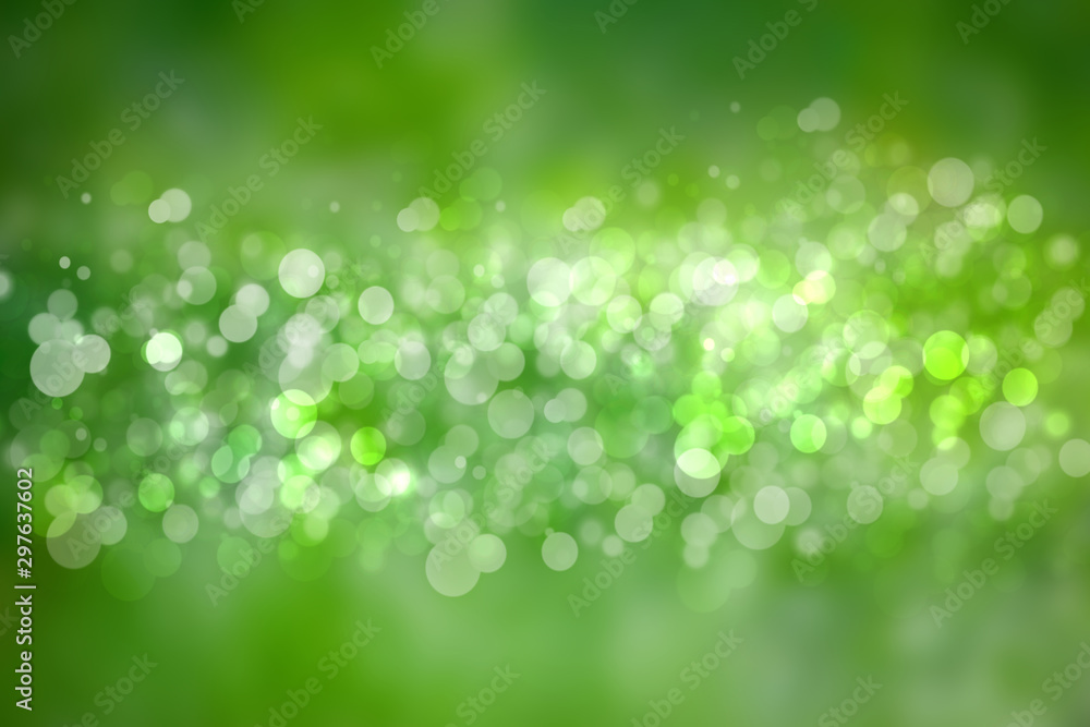 Abstract green white and light yellow delicate elegant beautiful blurred background. Fresh modern light texture with soft style design for happy spring and summer banner backdrop and poster concept.