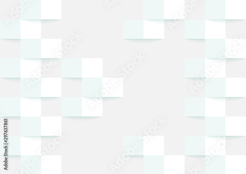 abstract white background with squares. Vector illustration