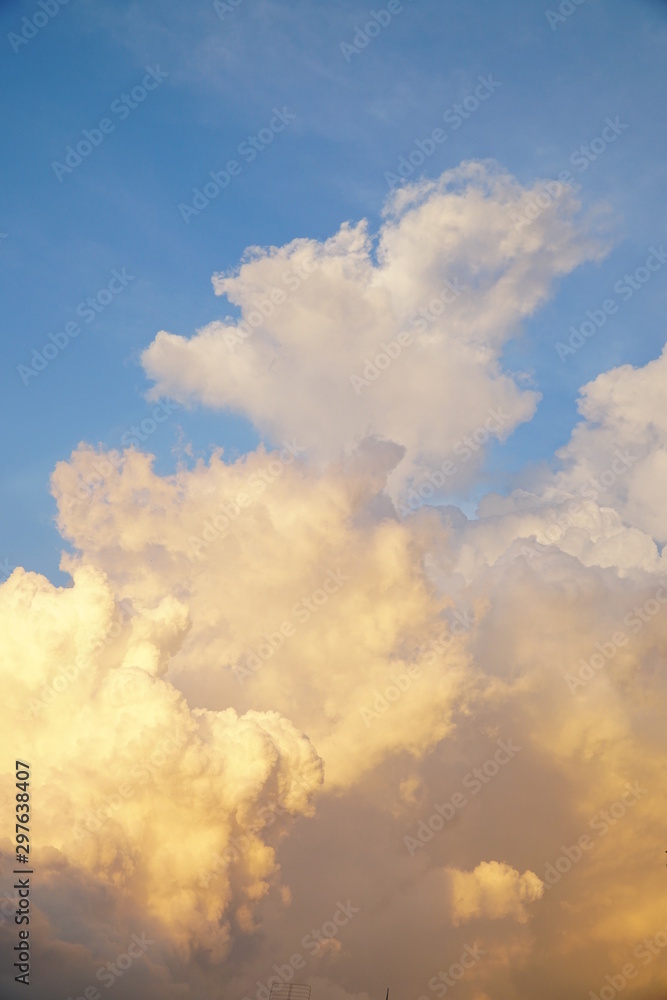 Beautiful Golden Cloudscape