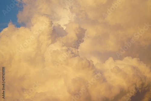 Photography Beautiful Golden Cloudscape