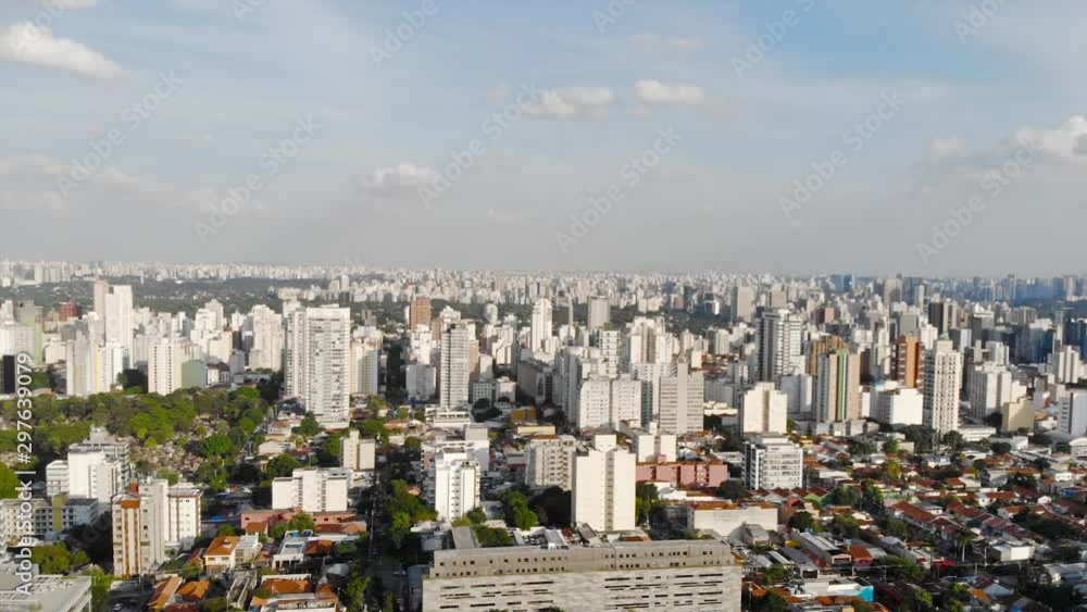 Front View Of City And Skyscraper In Brazil Front View Of City And Skyscraper In Brazil